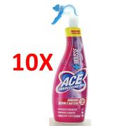 10 X Ace Spray Mousse Candeggina Piu' 700 Ml