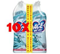 10 X ACE WC Profumato Freschezza Mediterranea Glitterato 2 Pezzi 750 ml