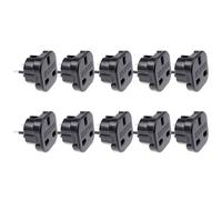 10 X Adattatore UK Per De / GB Eu / Inghilterra Su Germania Europa da Viaggio