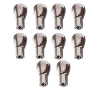10 X Argento Cromato 382 1156 Ba15S P21W Flash Ambra Giallo Orange Freccia Bulbi