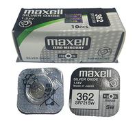 10 x Batteria originale Maxell 362 SR721SW 1.55 V batterie bottone Oxido Argento Maxell ag-11