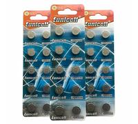 10 x Batterie a Bottone AG13 LR44 - A76 L1154 SR44 G13 357 - 1,5v Silver