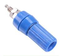 10 X Blu Connettore A Morsetto Per Terminale Di Prova 4Mm