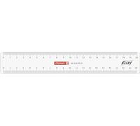 10 X BRUNNEN righello 20 cm Flexi trasparente