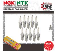 10 X Bujías Marca NGK Originales Recambio D9EA N.De Serie 2420 Precio Mayorista