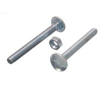 10 X Bulloni E Dadi Per Carrozza / Coach, Zincati BZP M8 X 75 | Onestopdiy Ne