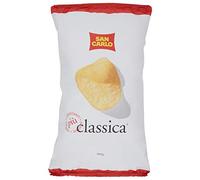 10 x BUSTA PATATINE SAN CARLO CLASSICA BAR PIU' GUSTO 300gr BOX ESPOSITORE CHIPS