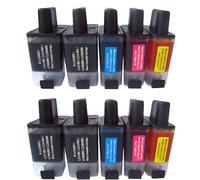 10 x Cartucce compatibile PER Brother LC900 LC950 (4x nero + 2x ciano + 2x magenta + 2x giallo) Brother DCP-110C / MFC-210C / DCP-310CN / MFC-410CN / MFC-620CN / Fax 1940CN / Fax 1840C / Fax 1835C / MFC-3240C / MFC-3340CN / MFC-5840CN / MFC-5440CN / Fax 2440C