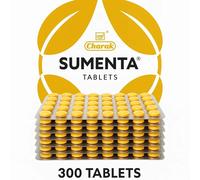 10 x Charak Ayurveda Sumenta 300 Tabs prodotto a base di erbe ayurvediche sca...