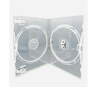 10 x Clear Singolo Amaray DVD Casi Di Sostituzione