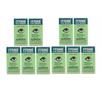10 x collirio ITONE congiuntivite ayurvedica a base di erbe e prurito agli occhi