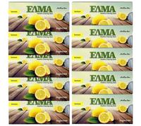 10 x Confezioni ELMA Senza Zucchero LIMONE Gomma da Masticare Greca Resina Ma...