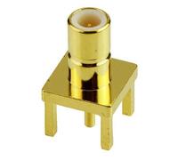 10 x Connettore SMB Dritto Femmina Per PCB