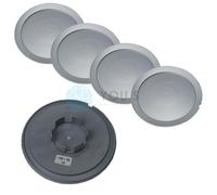 10 X Coprimozzi Coprimozzo Coprimozzo 147,0 - 57,0 Mm - Argento