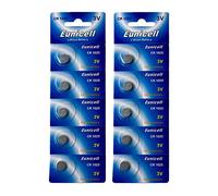 10 X CR1025 3 V batteria a bottone al litio (2 Blister ercards a 5 Batterie) prodotto di marca eunicell