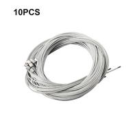 10 X Deragliatore Cavi Alta Galvanizzato Acciaio Liscio Cavo for Bici MTB