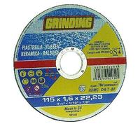 10 X DISCO SMERIGLIATRICE DA TAGLIO GRINDING 115X1,6X22,23 CERAMICA E PIASTRELLE