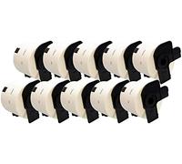 10 x DK11202 62mm x 100mm Etichette (300 Etichette per Rotolo) compatibile per Brother P-Touch QL-500 QL-550 QL-560 QL-570 QL-700 QL-710W QL-720NW QL-800 QL-810W QL-820NWB QL-1050 QL-1100 QL-1110NWB