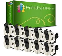 10 x DK11221 Etichette Piazza adesive compatibile per Brother P-Touch QL-500 QL-570 QL-700 QL-720NW QL-800 QL-810W QL-820NWB QL-1050 QL-1100 QL-1110NWB | 23mm x 23mm | 1000 Etichetta per Rotolo