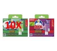 10 X Duck Fresh Discs Gel Wc 2 Ricariche Assortite: Garden Escape - Tropical Ad