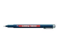 10 X Edding 1800 Profipen Pigmento Liner Puntafine Disegno Penne 0.1mm Per 0.7mm