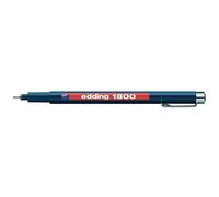 10 X Edding 1800 Profipen Pigmento Liner Puntafine Disegno Penne 0.1mm Per 0.7mm