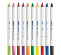 10 X EDDING 4600 Pennarello Per Tessuti T-shirt - Linea Fine 1mm