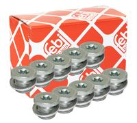 10 x Febi Tappo Scarico Olio 100497 per Audi A1 A3 Seat Ibiza