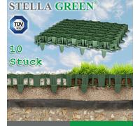 10 X Griglia Prato 50x50x4cm Verde Rasenplatte Sentiero Rasenwabe Bodenwabe