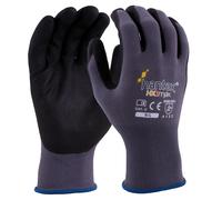 10 X Hantex HX1-MAX Nylon Spandex Massimo Comfort Lavoro Guanti Foam-Tex Palma