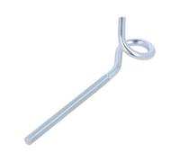 10 x HOH.6120 gancio anello - acciaio zinco L. Filettatura: 75 mm L. totale: ...