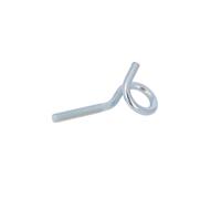 10 x HOH.8100 ganci anello - acciaio zinco L. Filettatura: 45 mm L. totale: 1...