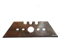 10 x Lama di ricambio lunga Rif 147.6 per taglierina di sicurezza Mure & Peyrot, lunghezza 65 mm, punta appuntita, reversibile. Esiste con punta arrotondata Ref 147A.6. Per cutters Lege 2 e Gemel 2.