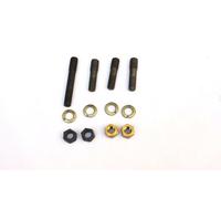 10 X Lambretta Gp-li-Sx-Tv Grande Scarico E Collettore Borchie E Dado Kit Nuovi