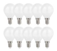 10 x Lampada LED Filament G45 a Goccia 1 W E14 Opale 2700K 90 lm 230V