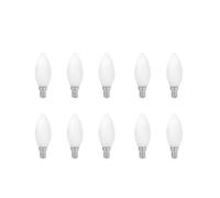 10 x LAMPADINE LED 6W E14 CANDELA OLIVA LAMPADE LUCE CALDA NATURALE FREDDA PROMO [EEK: A]