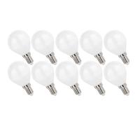 10 X LED Filamento Lampadine Goccia 4W = 40W E14 Opaco 410lm Bianco Neutro 4000K [EEK: F]