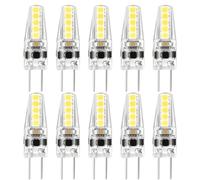 10 X LED Lampadina a Innesto a Spillo 2W=25W G4 SMD 210lm 360° Luce Diurna 6500K [EEK: F]