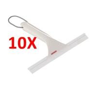 10 X Leifheit Cabino Ideale Pulizia Pareti Doccia In Vetro E Acrilico Con Lamin