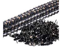 10 x Liste e Bullette per Divani e Sedie colore Bronzo Rinascimento 9.5mm con 20 Chiodi - Tappezzeria