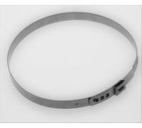 10 x LÖBRO Fascetta di serraggio 190867 0,75 mm 9 mm Lamiera di acciaio