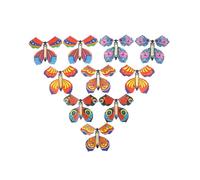 10 X Magic Butterfly Flying Butterfly with Card Toy with Empty Hands