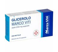 10 X MARCO VITI SUPPOSTE GLICERINA EVACUANTE 18 SUPPOSTE