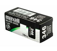 10 x Maxell 346 Pile Batterie Scatola Mercury Free Silver Oxide SR712SW 1.55V