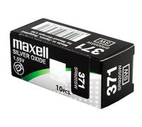 10 x Maxell 371 Pile Batterie Scatola Mercury Free Silver Oxide SR920SW 1.55V
