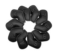 10 x mazze da golf in ferro 3-9 P S A Club ricamo numero set custodia nera 8,5 x 16,74 cm