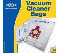 10 x Miele Sacchetti per Aspirapolvere Tipo Fjm Rosso Collare Per Complete C2