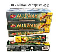 10 X Miswak Dabur Dentifricio 45 G Siwak Meswak Cura Dei Denti SEWAK FLUORO FREE