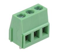 10 x Morsetto Terminale PCB 3 Vie 5,00 mm 20A 300V