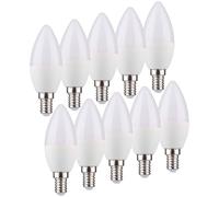 10 X Müller-Licht LED Candele 4,5W = 40Watt E14 470lm Lampade Luce Calda 2700K [EEK: F]